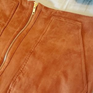 Worthington Fuax Suede Skirt